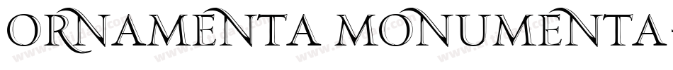 Ornamenta Monumenta字体转换